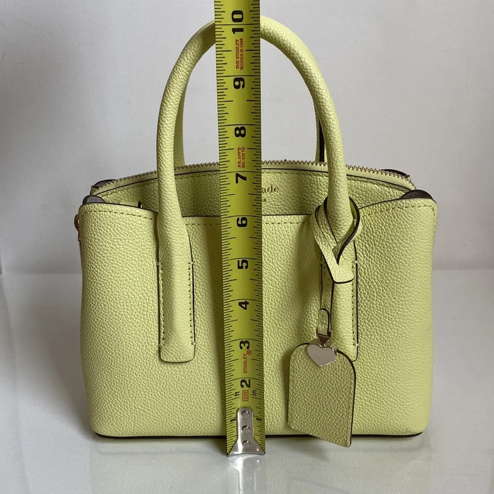 Kate Spade Collection Margaux Mini Satchel Top Handle Bag in Lemon Sorbet - Picture 7 of 11